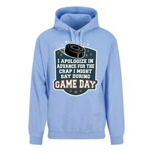 Ice Hockey Game Day For Ice Hockey Fans Cute Gift Unisex Surf Hoodie