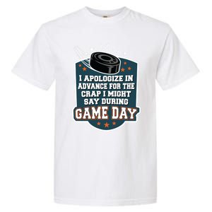 Ice Hockey Game Day For Ice Hockey Fans Cute Gift Garment-Dyed Heavyweight T-Shirt