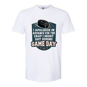 Ice Hockey Game Day For Ice Hockey Fans Cute Gift Softstyle CVC T-Shirt