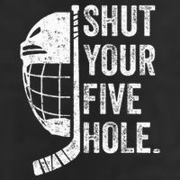 Ice Hockey Goalie 7 Panel Mesh Trucker Snapback Hat