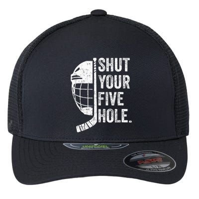 Ice Hockey Goalie Flexfit Unipanel Trucker Cap