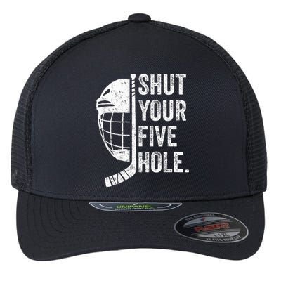 Ice Hockey Goalie Flexfit Unipanel Trucker Cap