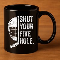 Ice Hockey Goalie 11oz C Handle Ceramic Mug