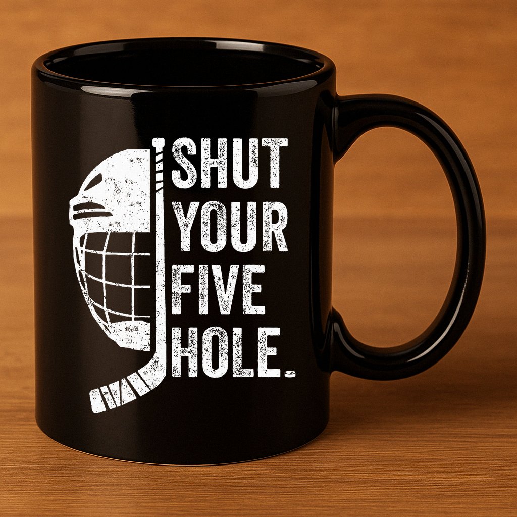 Ice Hockey Goalie 11oz C Handle Ceramic Mug