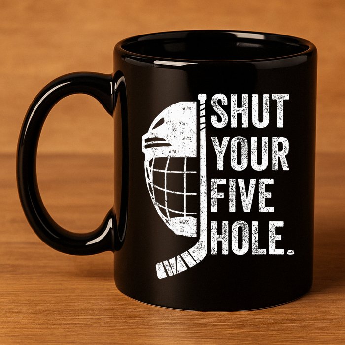 Ice Hockey Goalie 11oz C Handle Ceramic Mug