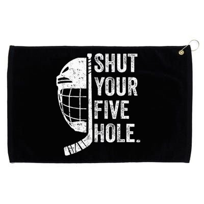 Ice Hockey Goalie Grommeted Golf Towel