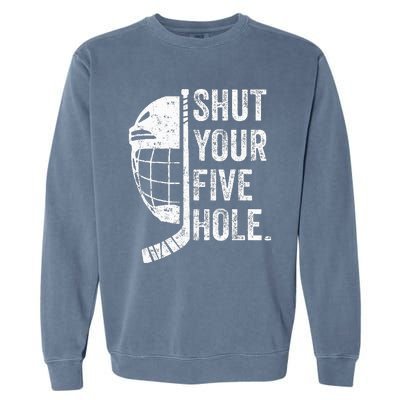 Ice Hockey Goalie Garment-Dyed Sweatshirt