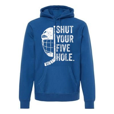 Ice Hockey Goalie Premium Hoodie