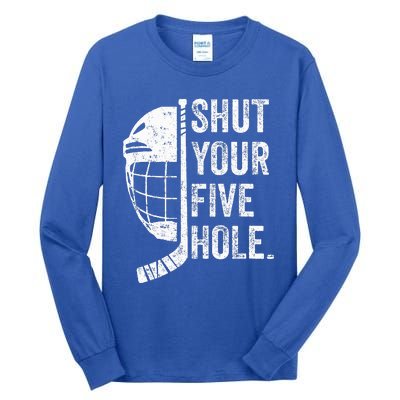 Ice Hockey Goalie Tall Long Sleeve T-Shirt