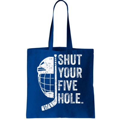 Ice Hockey Goalie Tote Bag