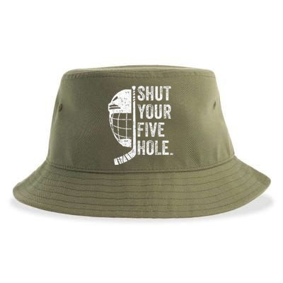 Ice Hockey Goalie Sustainable Bucket Hat