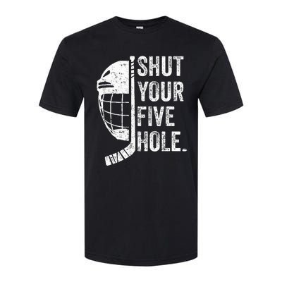 Ice Hockey Goalie Softstyle CVC T-Shirt