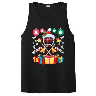 Ice Hockey Goalie Christmas Gift For Hockey Lover Funny Xmas Gift PosiCharge Competitor Tank