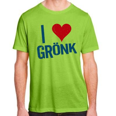 I Heart Gronk Adult ChromaSoft Performance T-Shirt