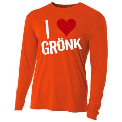 I Heart Gronk Cooling Performance Long Sleeve Crew