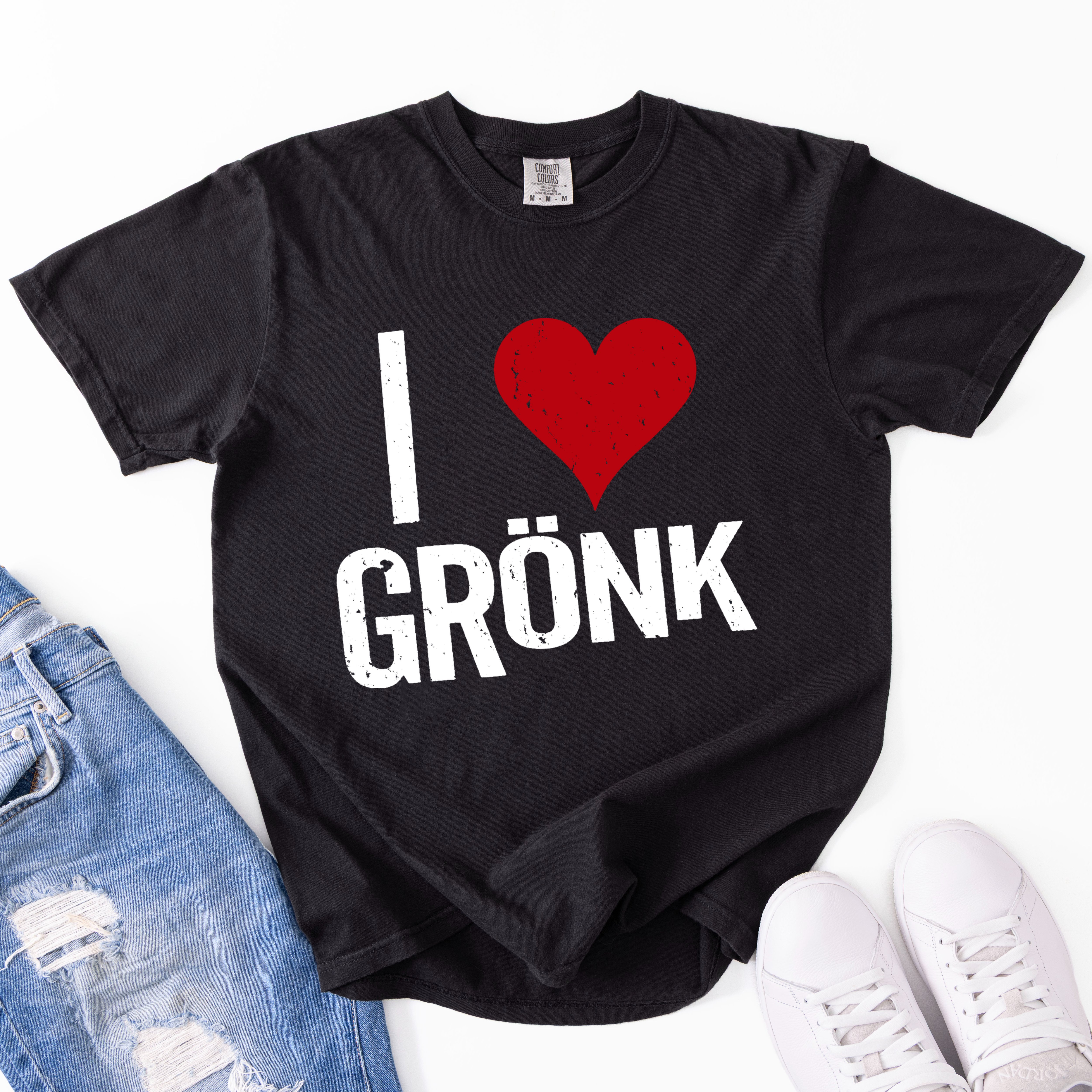 I Heart Gronk Comfort Colors T-Shirt