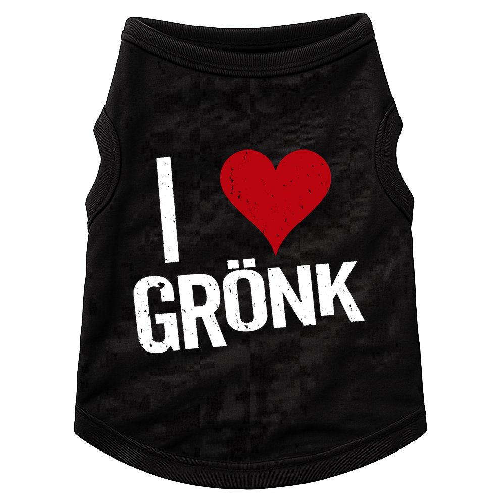 I Heart Gronk Doggie Tank