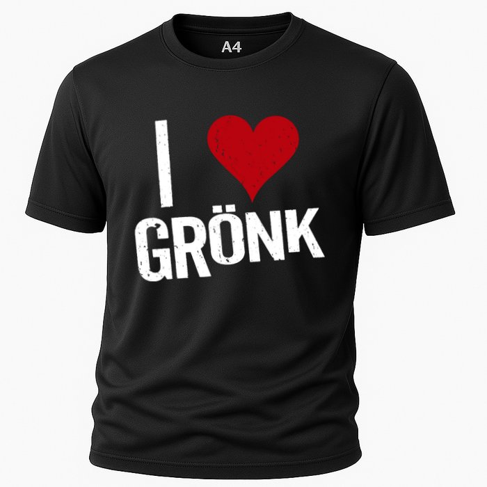 I Heart Gronk Cooling Performance Crew T-Shirt