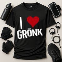 I Heart Gronk Cooling Performance Crew T-Shirt