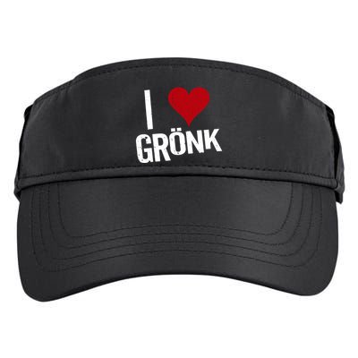 I Heart Gronk Adult Drive Performance Visor