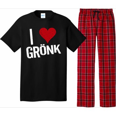 I Heart Gronk Pajama Set