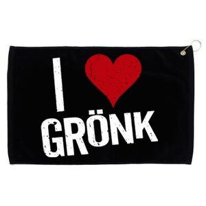 I Heart Gronk Grommeted Golf Towel