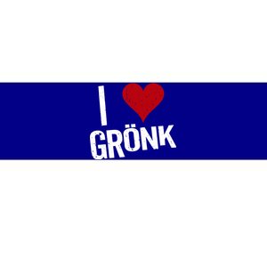 I Heart Gronk Bumper Sticker