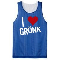 I Heart Gronk Mesh Reversible Basketball Jersey Tank