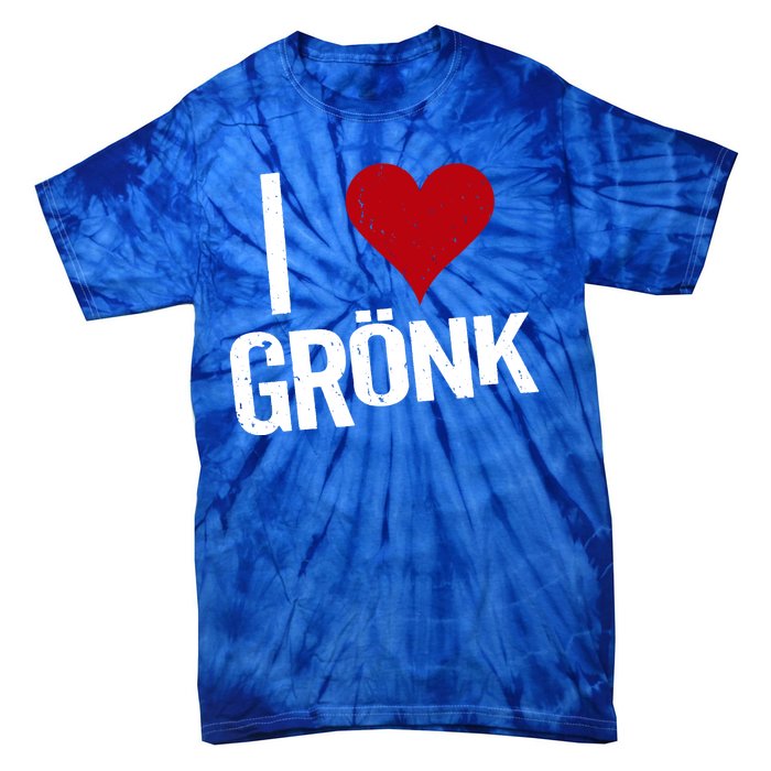 I Heart Gronk Tie-Dye T-Shirt