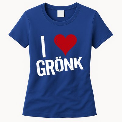 I Heart Gronk Womens T-Shirt
