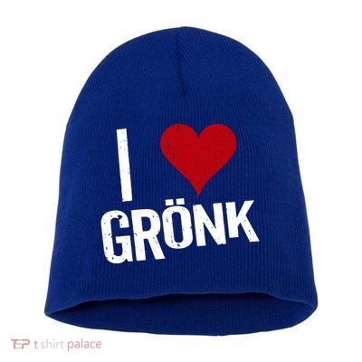 I Heart Gronk Short Acrylic Beanie