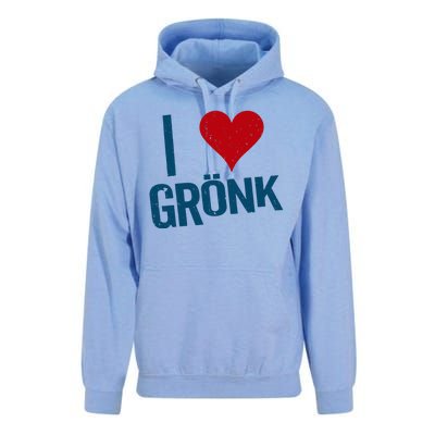 I Heart Gronk Unisex Surf Hoodie