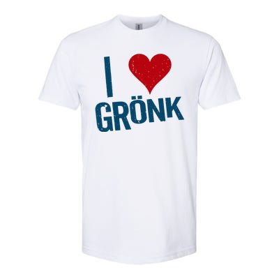 I Heart Gronk Softstyle CVC T-Shirt