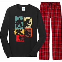 Ice Hockey Goalkeeper Long Sleeve Pajama Set