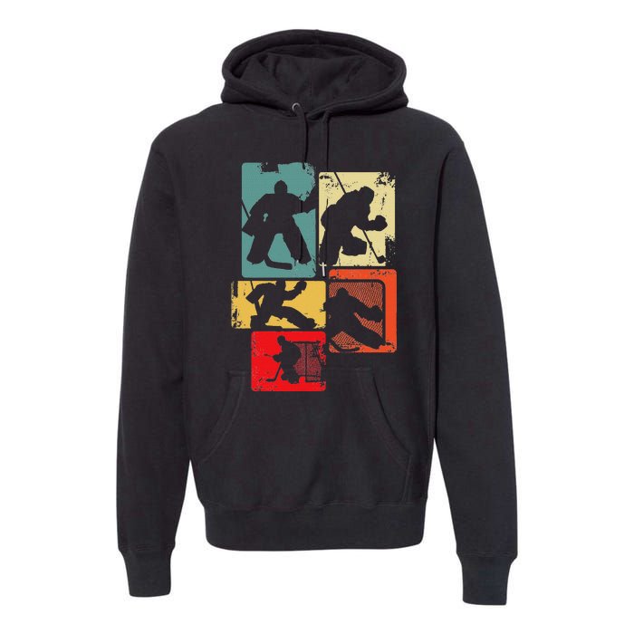 Ice Hockey Goalkeeper Premium Hoodie