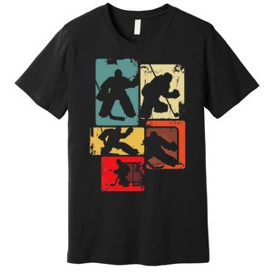 Ice Hockey Goalkeeper Premium T-Shirt