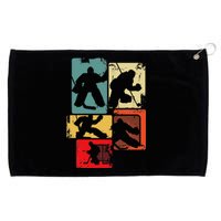 Ice Hockey Goalkeeper Grommeted Golf Towel