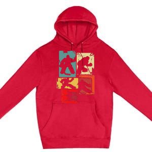 Ice Hockey Goalkeeper Premium Pullover Hoodie