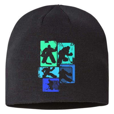 Ice Hockey Goalie Hockey Player Sustainable Beanie