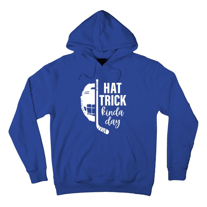 Ice Hockey Hat Trick Kinda Day Christmas Ice Hockey Player Gift Hoodie