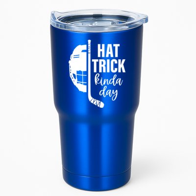 Ice Hockey Hat Trick Kinda Day Christmas Ice Hockey Player Gift Tumbler