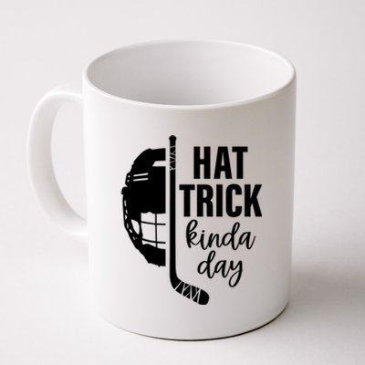 Ice Hockey Hat Trick Kinda Day Christmas Ice Hockey Player Gift Coffee Mug