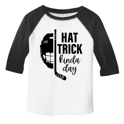 Ice Hockey Hat Trick Kinda Day Christmas Ice Hockey Player Gift Toddler Fine Jersey T-Shirt