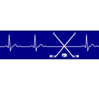 Ice Hockey Heartbeat I Love Ice Hockey For Fans Cute Gift Bumper Sticker