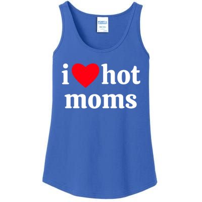 I Heart Hot Moms Gift Ladies Essential Tank