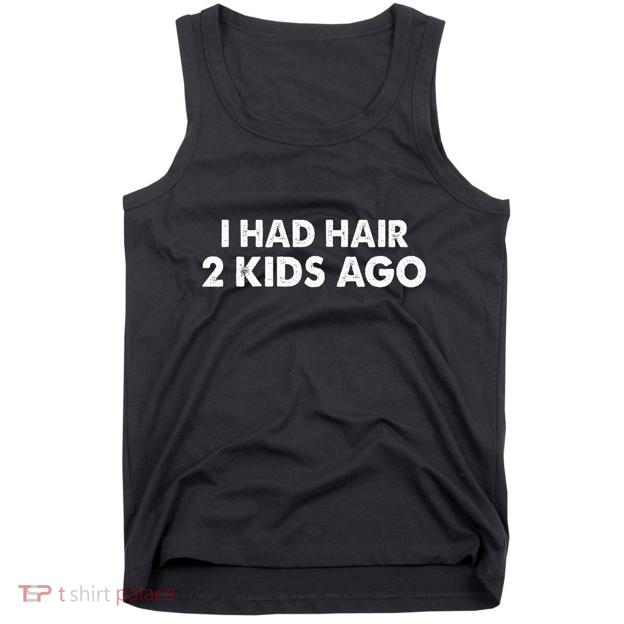I Had Hair Ago Funny Bald Guy Bald Head Husband Funny Tank Top