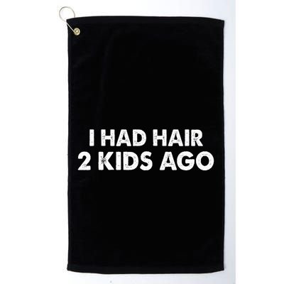 I Had Hair Ago Funny Bald Guy Bald Head Husband Funny Golf Towel