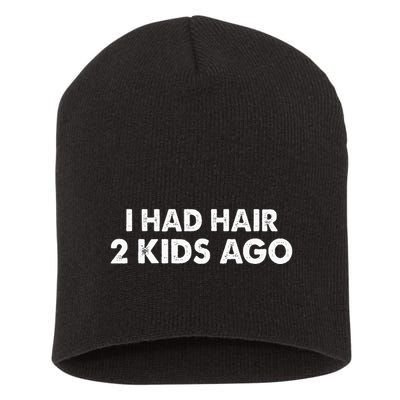 I Had Hair Ago Funny Bald Guy Bald Head Husband Funny Short Acrylic Beanie