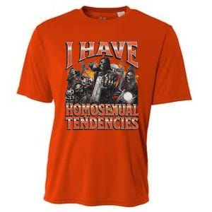 I Have Homosexual Tendencies Hard Skeleton Bootleg Cooling Performance Crew T-Shirt