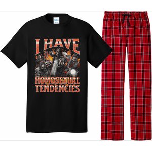 I Have Homosexual Tendencies Hard Skeleton Bootleg Pajama Set